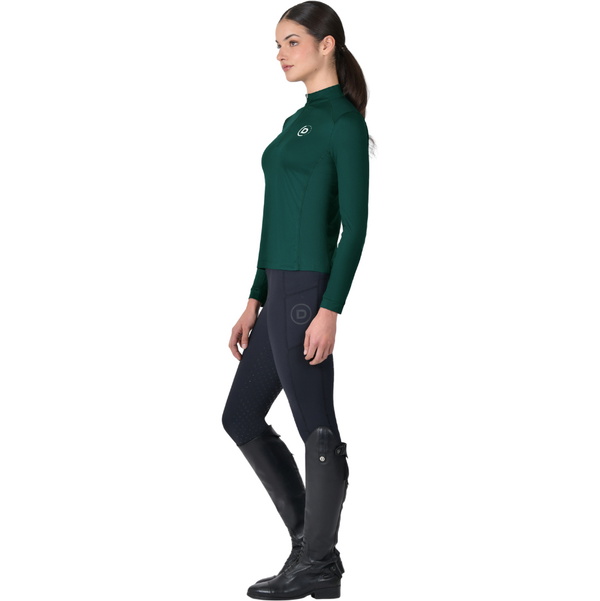 2025 Dublin Womens Breathable Long Sleeve Riding Top 1027709 - Dark Emerald Green